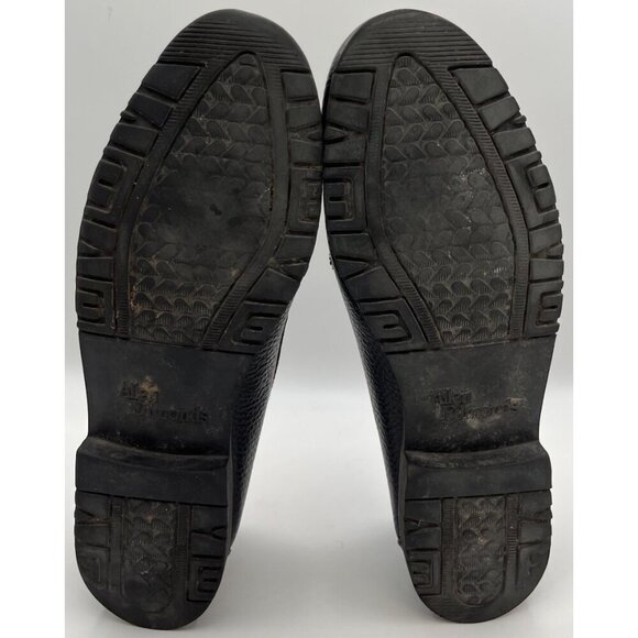 Allen Edmonds Nashua Loafers Size 10.5D Kiltie Tassel Black Brown Leather Shoes